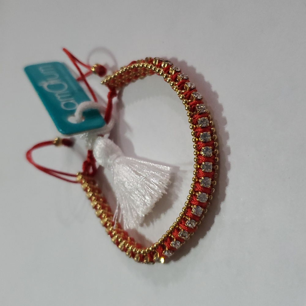 Amorium bracelet red and gold